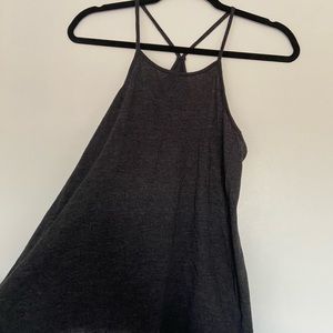 2/$15 Old Navy dark grey racerback tank top